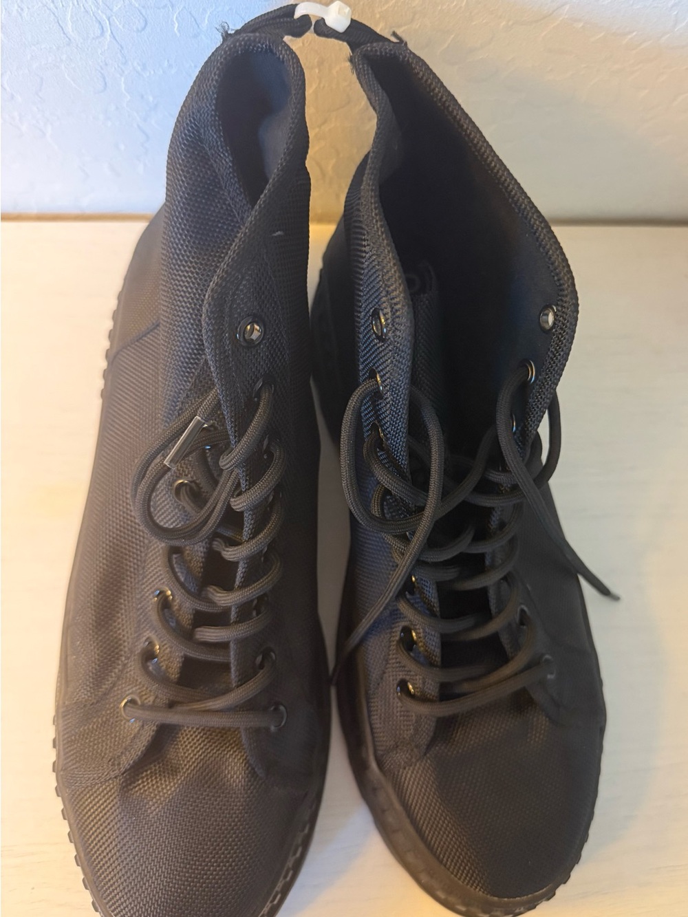 bp Navy and Black High-Top Sneakers